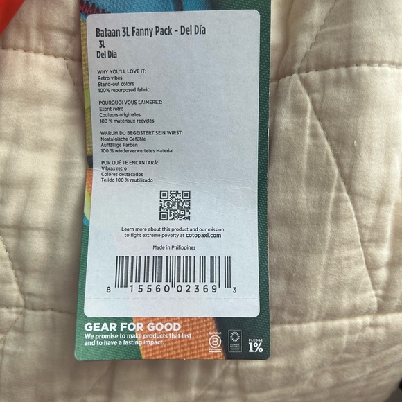 Cotopaxi Red and Blue Fanny Pack - Picture 3 of 5